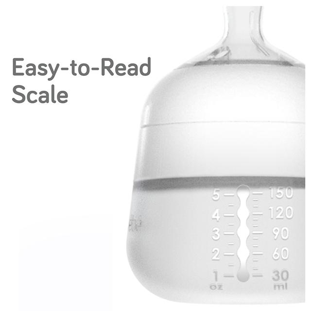 مضخة حليب الأم 150 ميلي عدد 3 - زهري Nanobebe - Flexy Silicone Baby Bottle Pack Of 3 - SW1hZ2U6NjY2MDEx