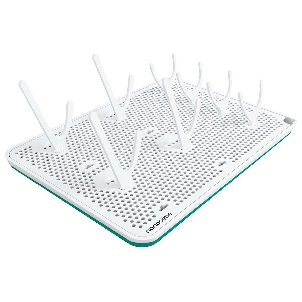 رف تجفيف رضاعات نانوبيبي Nanobebe Compact Drying Rack Teal