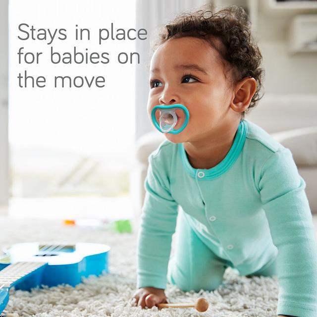 Nanobebe - Baby Active Pacifiers Pack Of 4 - Teal & Grey - SW1hZ2U6NjY2MTAw