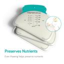 اكياس حفظ حليب الام 150 مل 25 قطعة نانو بيبي Nanobebe Breastmilk Storage Bag And Organizer - SW1hZ2U6NjQ1MjE1