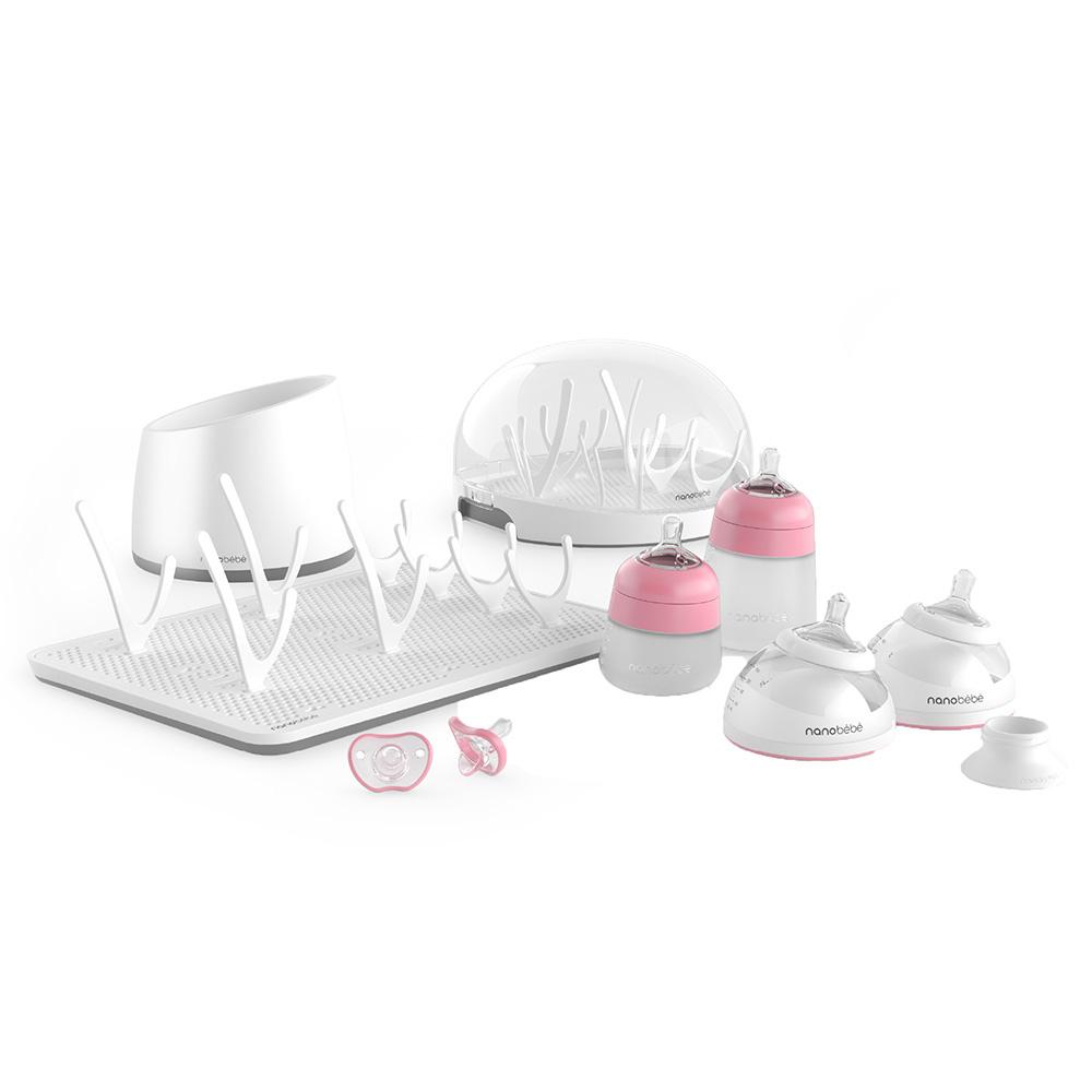 Nanobebe Newborn Feeding Reinvented Gift Set Pink