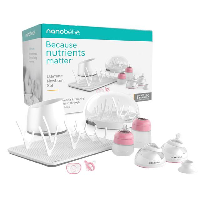 Nanobebe Newborn Feeding Reinvented Gift Set Pink - SW1hZ2U6NjQ1MzQy