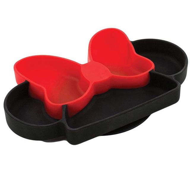 صحن ميني ماوس للأطفال من بمكينز  Bumkins Minnie Mouse Silicone Grip Dish - SW1hZ2U6NjQzMDEy