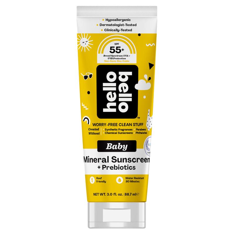 كريم واقي شمس بمعامل حماية 55 هيلو بيلو Hello Bello Baby Mineral Sunscreen SPF 55 Lotion