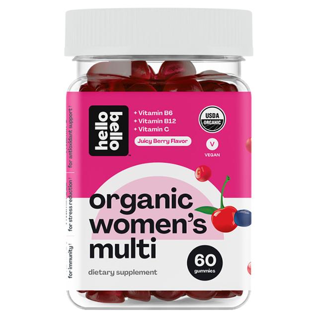 مكمل غذائي للنساء 60 قطعة هيلو بيلو Hello Bello Organic Women's Multivitamin Gummies - SW1hZ2U6NjY2Mzk3