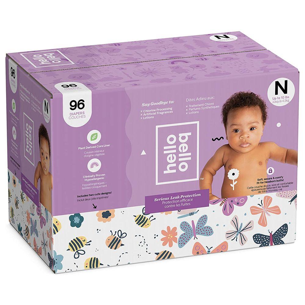 حفاضات أطفال مقاس واحد 96 قطعة Hello Bello Babe Diapers 96pcs