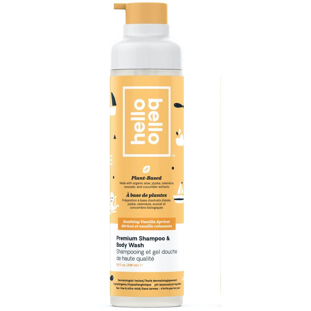 شامبو أطفال 296 ميلي بنكهة الفانيلا والمشمش Hello Bello - Vanilla Apricot Baby Shampoo