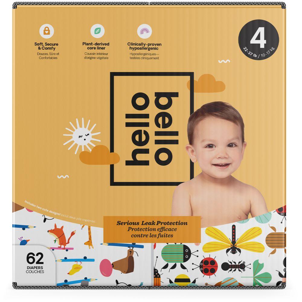 حفاضات أطفال مقاس أربعة 74 قطعة Hello Bello Babe Diaper 74 pcs