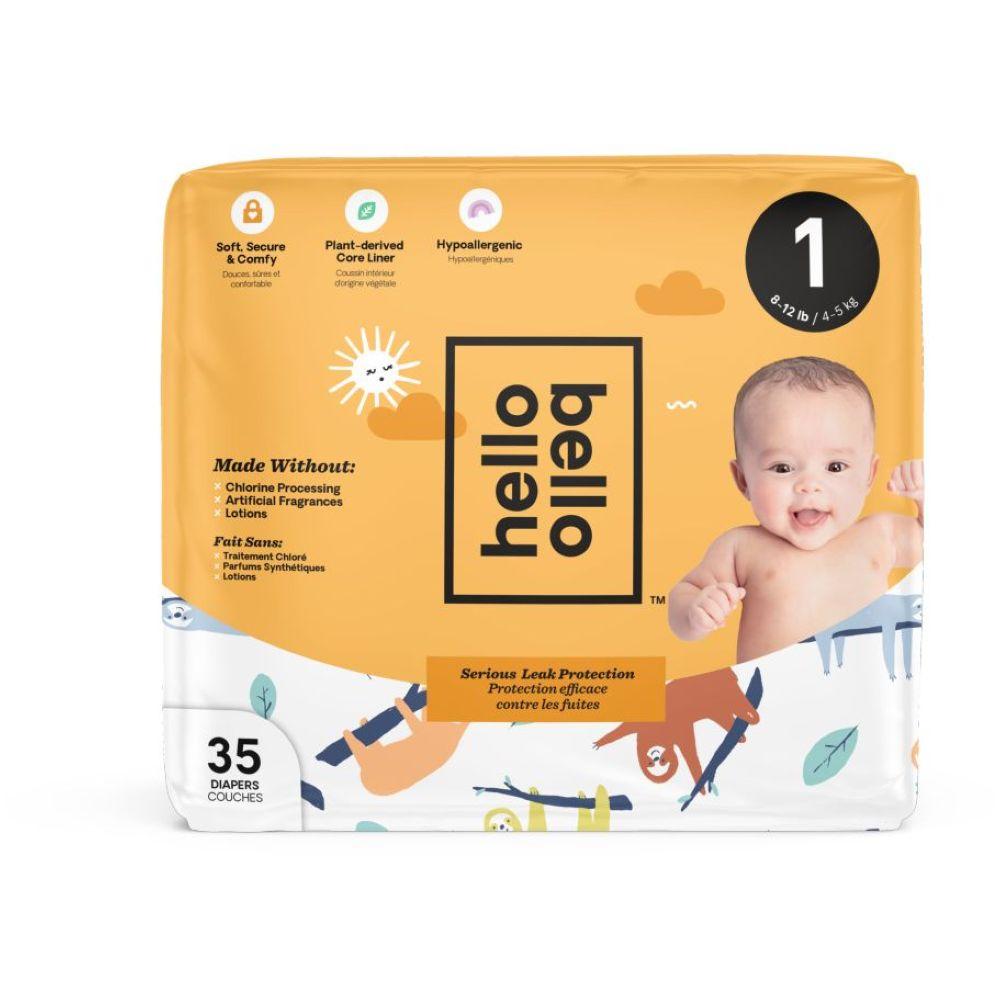 Hello Bello Jumbo Diaper - Sleepy Sloth - GN - Size 1 4 - 5kg 35 pcs