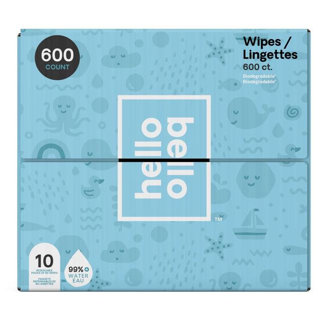 مناديل مبللة للأطفال 600 منديل هيلو بيلو Hello Bello Baby Wipes 600pcs - SW1hZ2U6NjQzNjkx