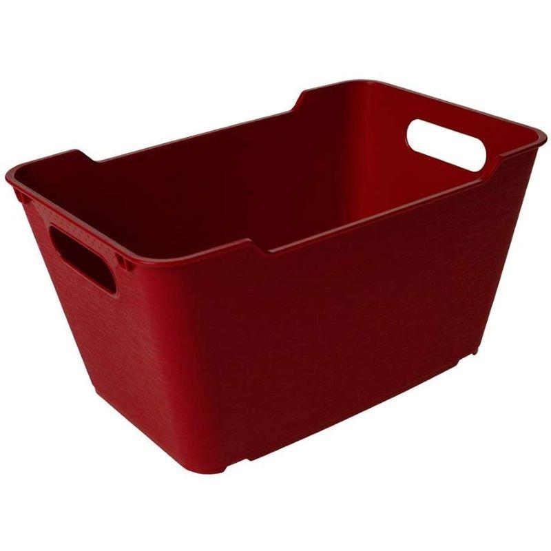 بوكس تخزين (ايكيا) 6 لتر - أحمر غامق Keeeper - Lifestyle Box