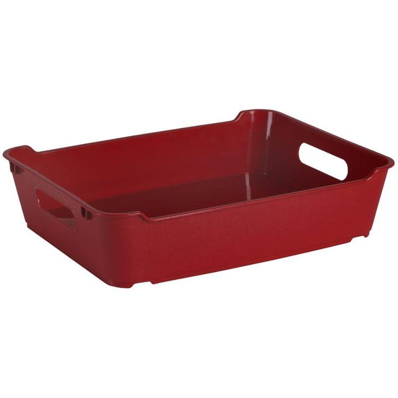 صناديق تخزين 3 لتر أحمر غامق كيبر Keeeper - Lifestyle Box