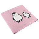 Pluchi - Knitted Kids Blanket Penguin Family - Pink - SW1hZ2U6NjQ1NDA5