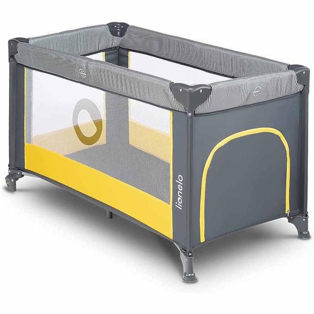 سرير الأطفال أصفر Stefi Playpen - Lionelo - SW1hZ2U6NjY2OTY5