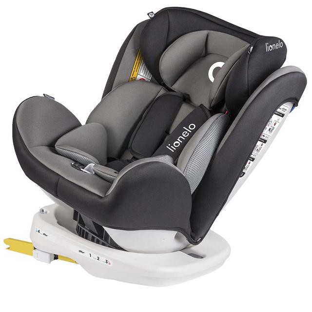 كرسي سيارة للأطفال دوار رمادي Bastiaan 360 Baby Car Seat - Lionelo - SW1hZ2U6NjQ0Nzc3