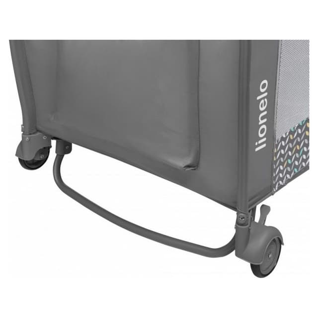 سرير أطفال محمول للسفر رمادي Sven Plus 2-in-1 Travel Bed Playpen - Lionelo