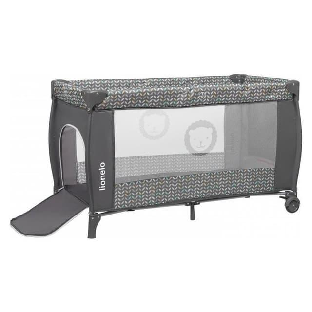 سرير أطفال محمول للسفر رمادي Sven Plus 2-in-1 Travel Bed Playpen - Lionelo