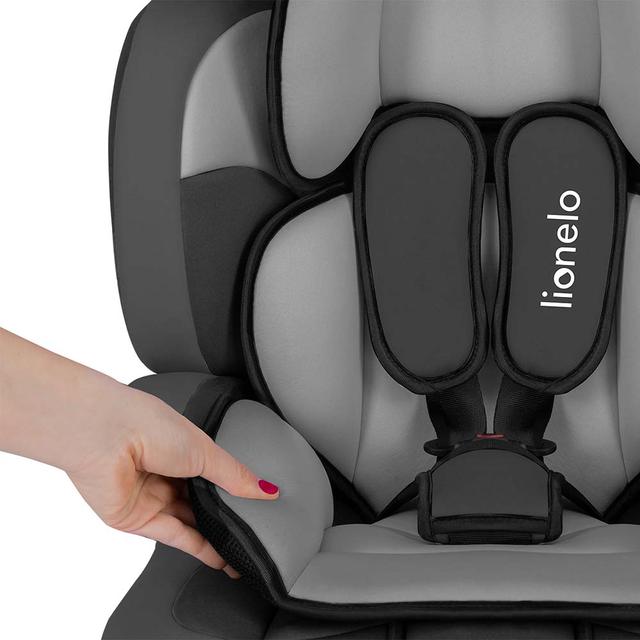 كرسي أطفال للسيارة أسود Levi One Baby Car Seat Sporty - Lionelo - SW1hZ2U6NjY3MjE3