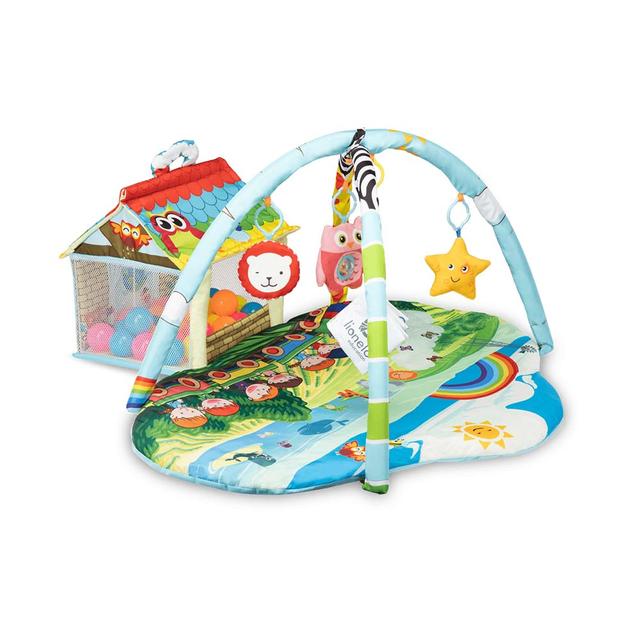 حصيرة لعب للأطفال مع كرات Imke Plus Educational Baby Playgym - Lionelo - SW1hZ2U6NjY3MzI2