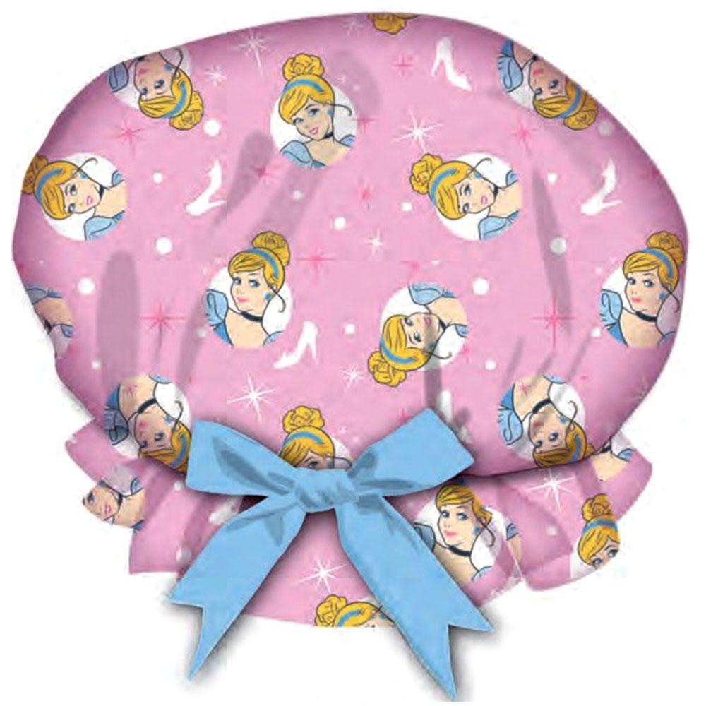 قبعة استحمام للاطفال - وردي Poplar Linens - Cinderella Shower Cap