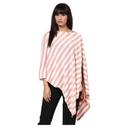 بونشو للحوامل - وردي و أبيض Pluchi - Knitted Fashion/Maternity Poncho Kia - SW1hZ2U6NjY3NTU5