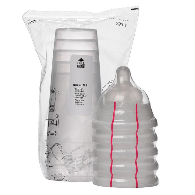 رضاعة أطفال (رضاعة بيبي) استخدام مرة واحدة (5 قطعة) Steribottle Disposable Bottles - SW1hZ2U6NjYyNjUx