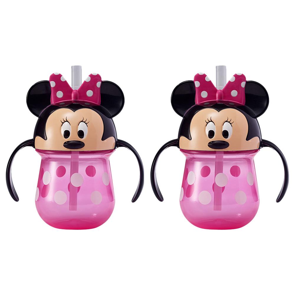 كوب الأطفال ضد الإنسكاب 200ml حزمة 2في1 Minnie Trainer Cups w/ Handle - The First Years