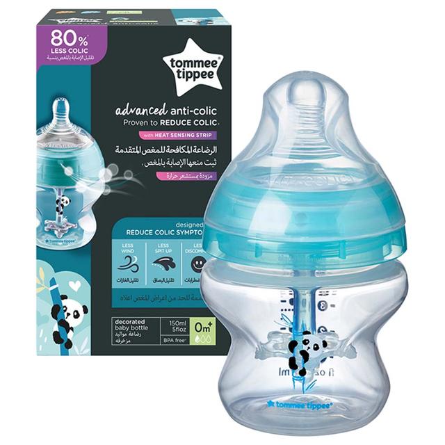 رضاعة أطفال ضد المغص بلاستيك 150ml Tommee Tippee Advanced Anti-Colic Feeding Bottle - SW1hZ2U6NjQzODcx