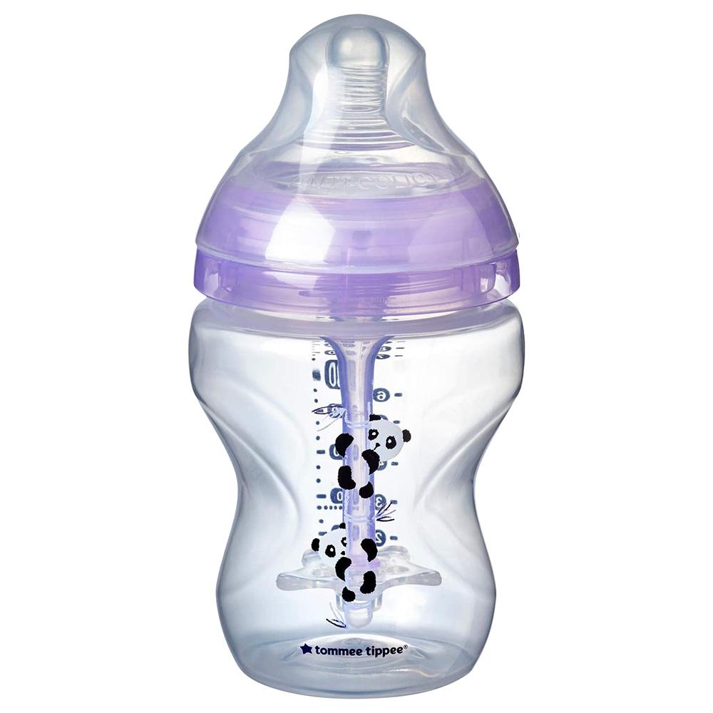 رضاعة أطفال ضد المغص تدفق بطيئ بلاستيك 260ml  Tommee Tippee Advanced Anti-Colic Feeding Bottle