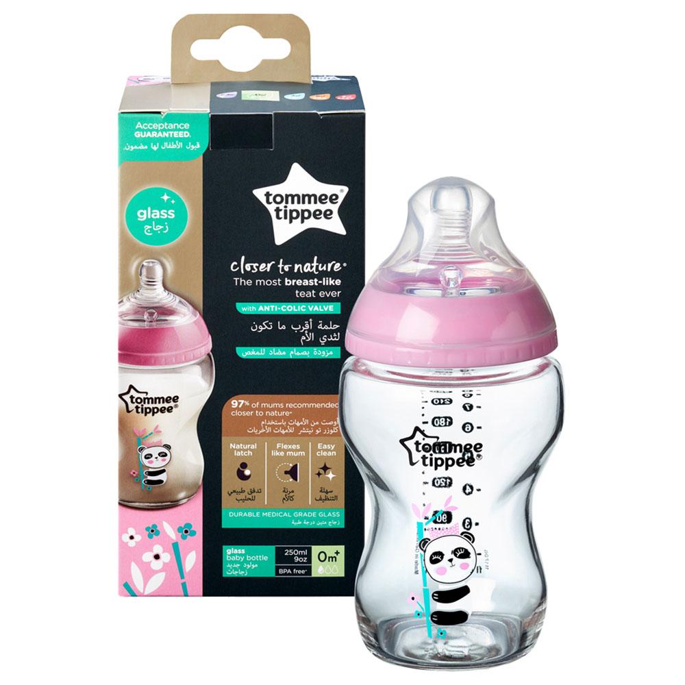 Tommee Tippee - Closer To Nature Glass - 250ml, Girl