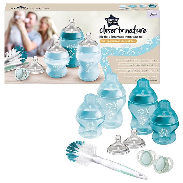 Tommee Tippee - Newborn Baby Bottle Starter Kit - Blue - SW1hZ2U6NjY4MDUy