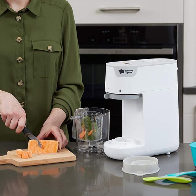 اطلب محضرة طعام الأطفال بالبخار 200 غرام أبيض Tommee Tippee Quick Cook