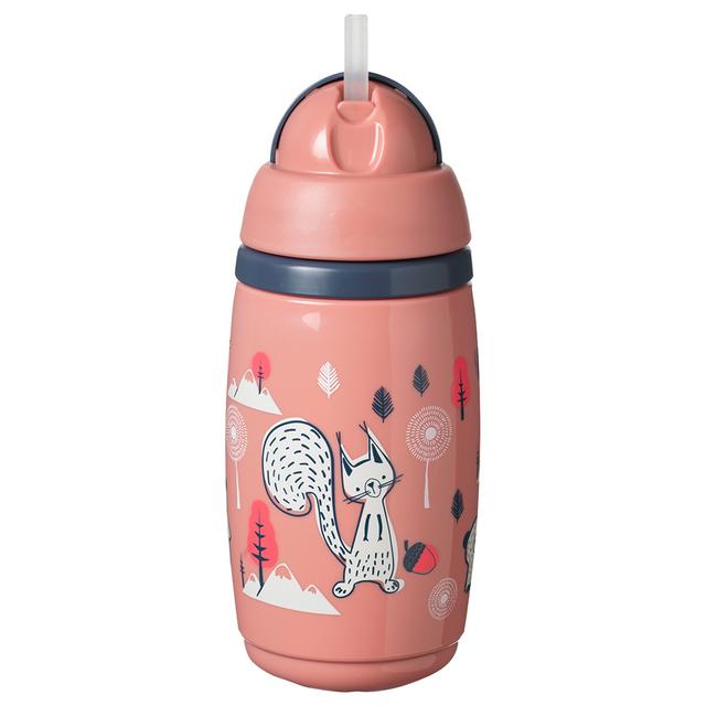 Tommee Tippee - Superstar Insulated Straw Cup 266ml - Pink - SW1hZ2U6NjY4NzAz