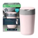 سلة مهملات لفوط الأطفال زهري Twist and Click Advanced Nappy Bin - Tommee Tippee - SW1hZ2U6NjY4OTg5