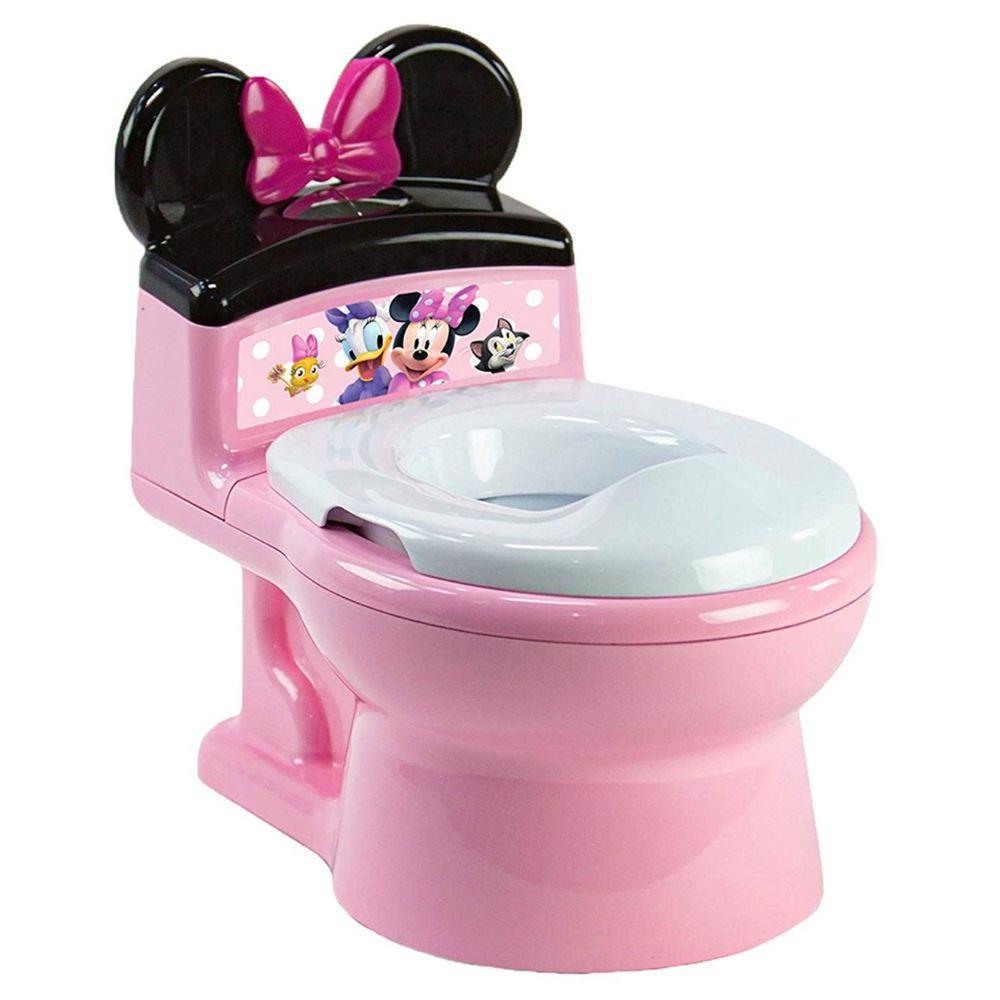 نونية أطفال مع أصوات شفط ماء The First Years Minnie Mouse Train & Transition Potty