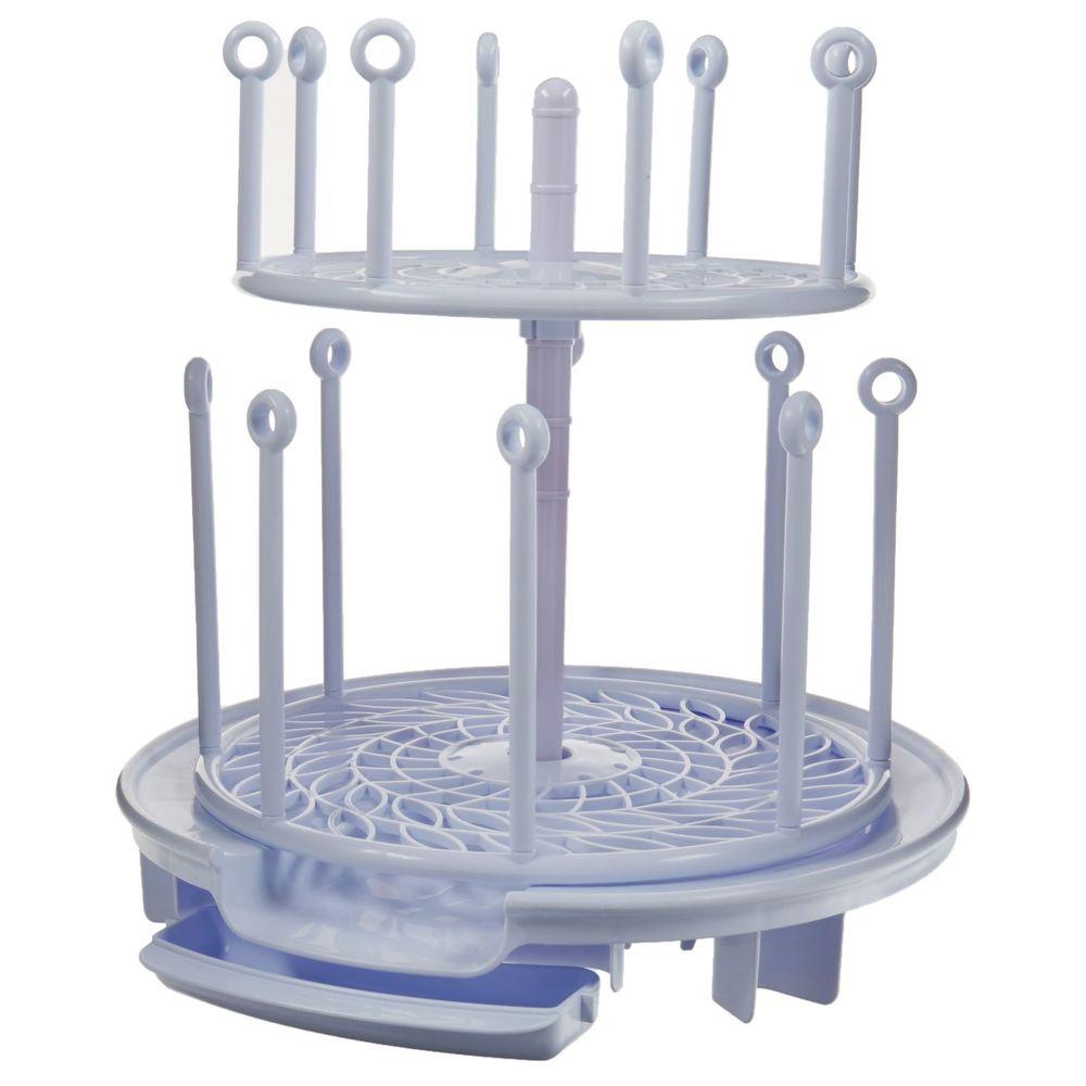 رف تجفيف الرضاعات ابيض  Spinning Drying Rack - The First Years