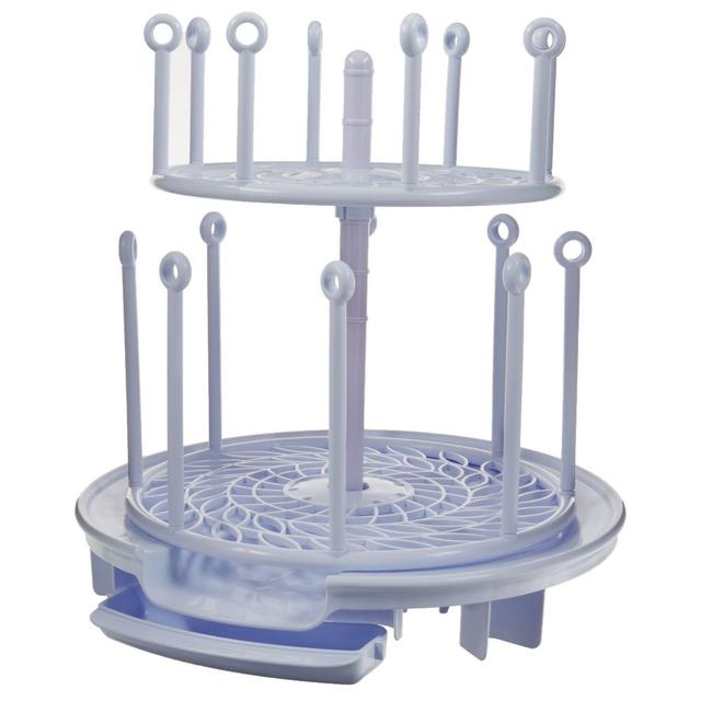 رف تجفيف الرضاعات ابيض  Spinning Drying Rack - The First Years - SW1hZ2U6NjQzMTE0