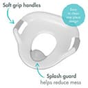 كرسي اطفال للحمام أبيض ذا فيرست ييرز  The First Years White Trainer Seat & Super Pooper Plus Potty