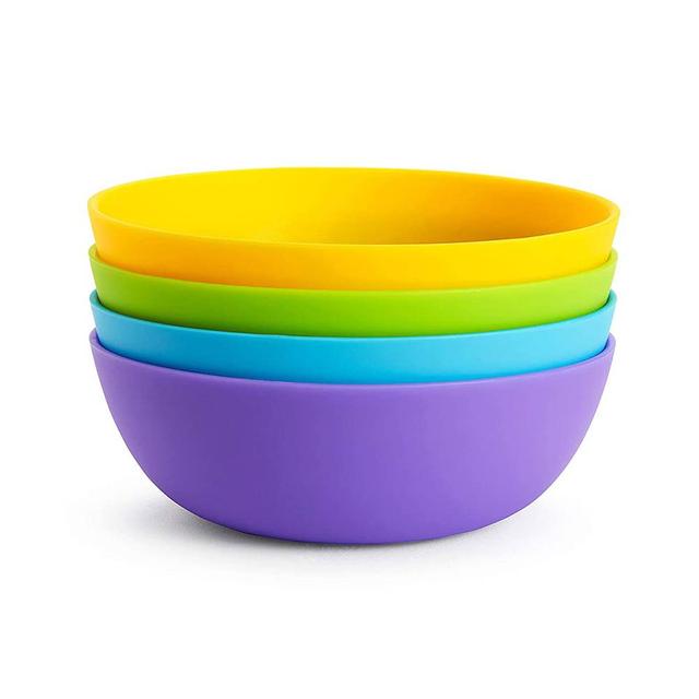 أوعية طعام ملونة للأطفال الصغار 4 قطع مونشكين Multi Bowls - Pack of 4 - Munchkin - SW1hZ2U6NjYwNDMw