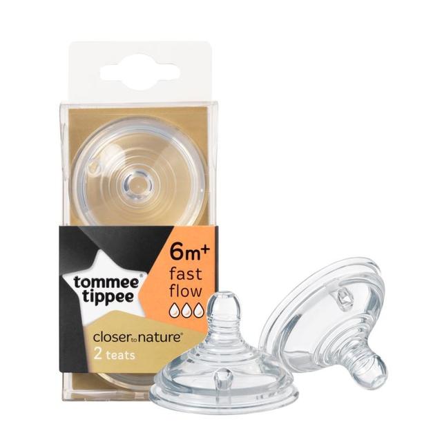 رضاعة اطفال 260ml مع حلم رضاعة بتدفق سريع حزمة 2في1 Tommee Tippee Closer to Nature Teat, Fast Flow - SW1hZ2U6NjY0ODUw