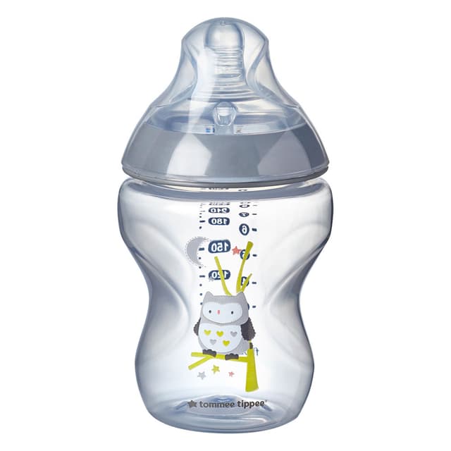 رضاعة اطفال ضد المغص بلاستيك 260ml Closer to Nature Feeding Bottle - Tommee Tippee