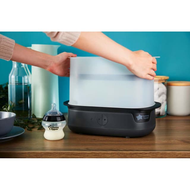 Tommee Tippee Advanced Steam Electric Steriliser for Baby Bottles - Black
