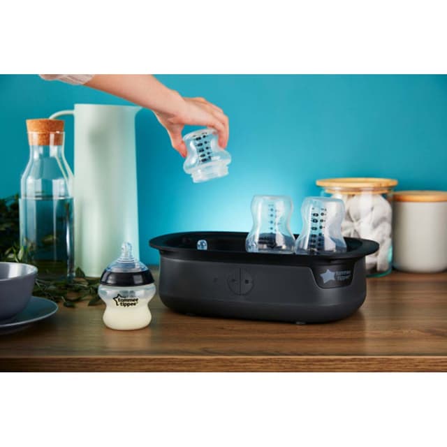 Tommee Tippee Advanced Steam Electric Steriliser for Baby Bottles - Black