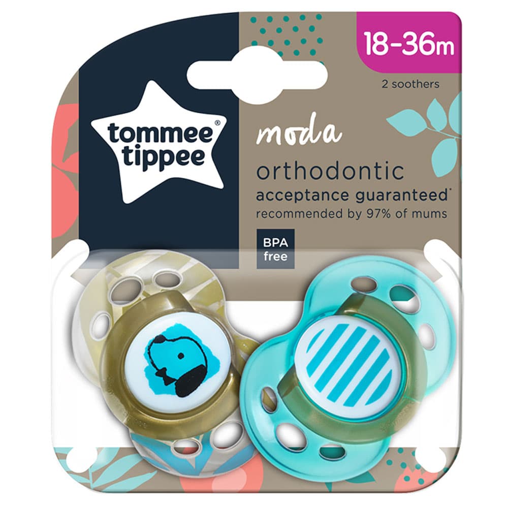 لهاية للأطفال حزمة 2في1 Moda Soother - Tommee Tippee