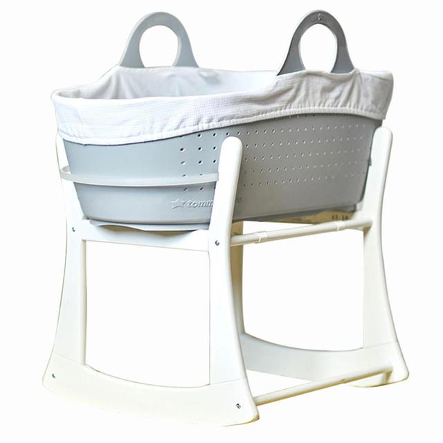 سرير نوم هزاز للأطفال رمادي Sleepee Basket & Stand - Tommee Tippee