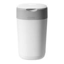 Tommee Tippee - Twist and Click Advanced Nappy Bin with 1x Refill Cassette with Sustainably Sourced Antibacterial GREENFILM - White - SW1hZ2U6NjY4OTY2