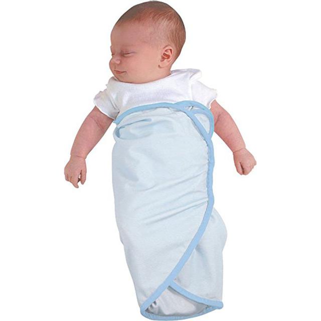 قماط أطفال أبيض Easy Wrap Swaddler - The First Years