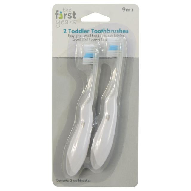 فرشاة أسنان للأطفال حزمة 2في1 Toddler Toothbrush - The First Years - SW1hZ2U6NjY5ODAy