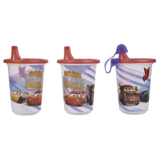 كوب الأطفال ضد الانسكاب 300ml حزمة 3في1  Cars Take & Toss Sippy Cup - The First Years - SW1hZ2U6NjY5ODg0