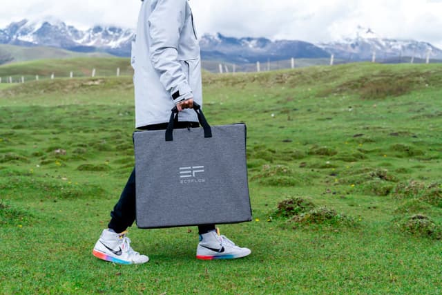 لوح شمسي 110 واط لبطارية ايكوفلو المتنقلة للرحلات EcoFlow Portable Solar Panel